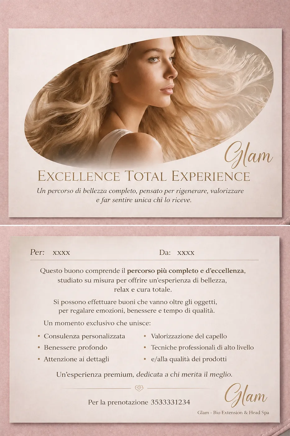Buono regalo GLAMS Excellence Total Experience