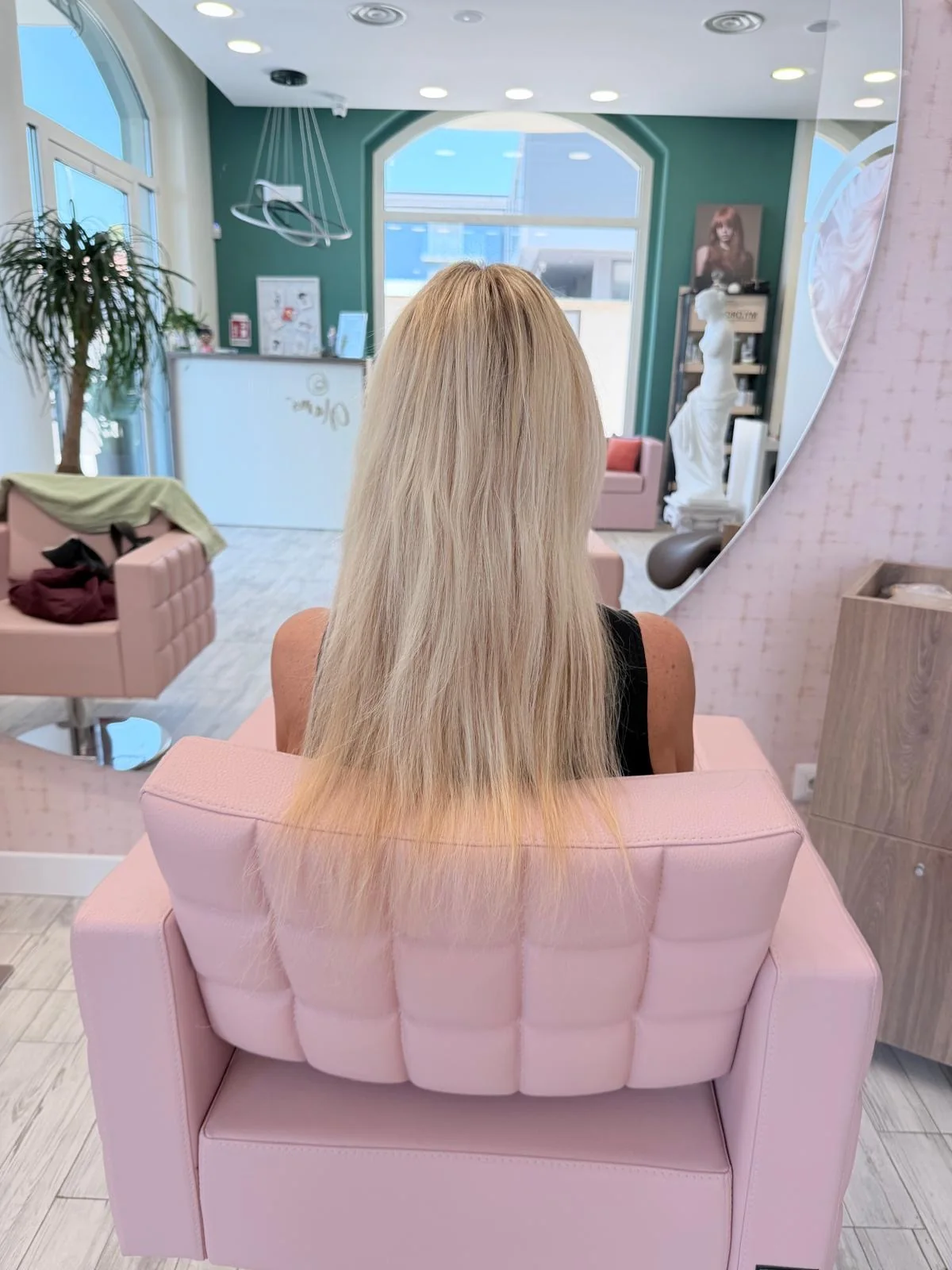 Capelli prima dell'applicazione